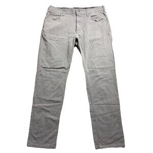 Iron Co Jeans Mens 36x32 Gray Denim Stretch Five Pocket Casual Pants EUC